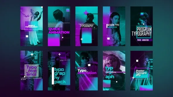 Videohive Abstract Instagram Stories 48318220