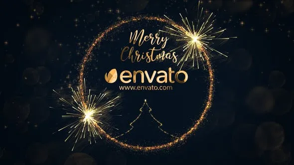 Videohive Christmas Sparkler Logo 25179539