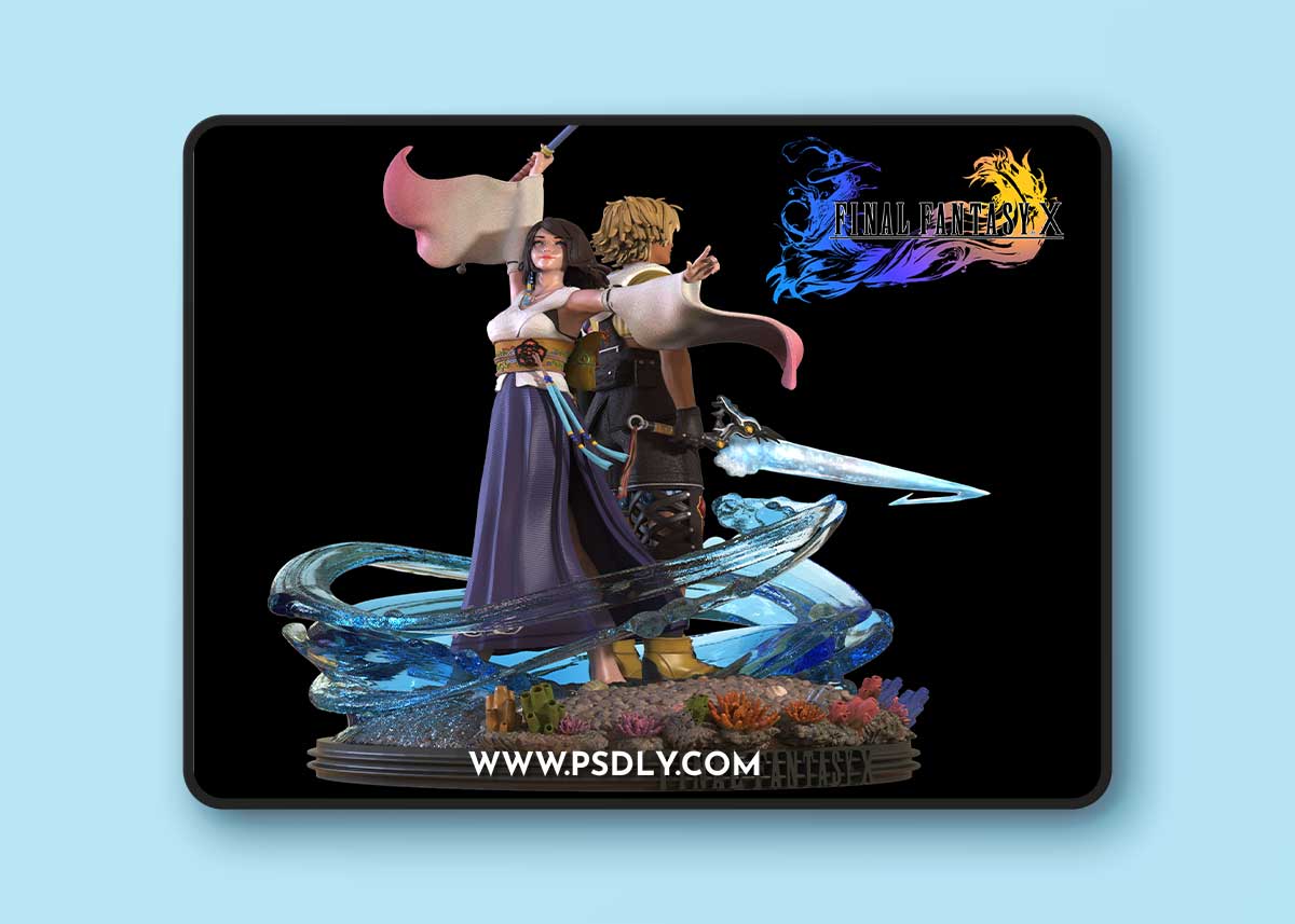 Yuna and Tidus – 3D Print Model