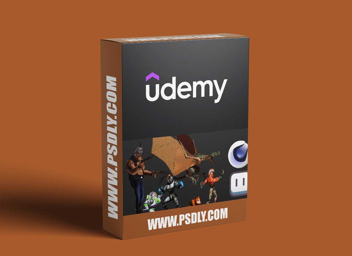 2D Character Animations Sprites in Cinema 4D and Aseprite