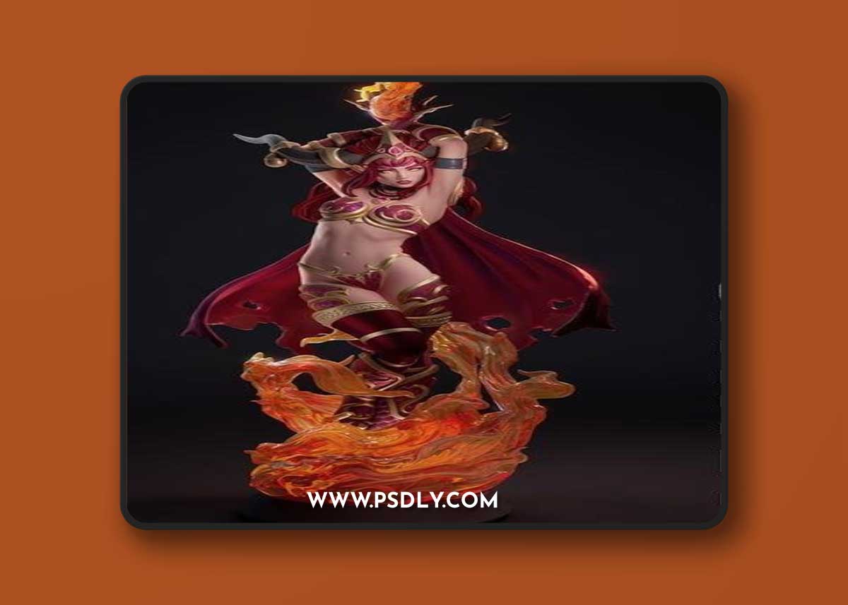 3D Verse Studios - Alexstrasza - World of Warcraft – 3D Print Model