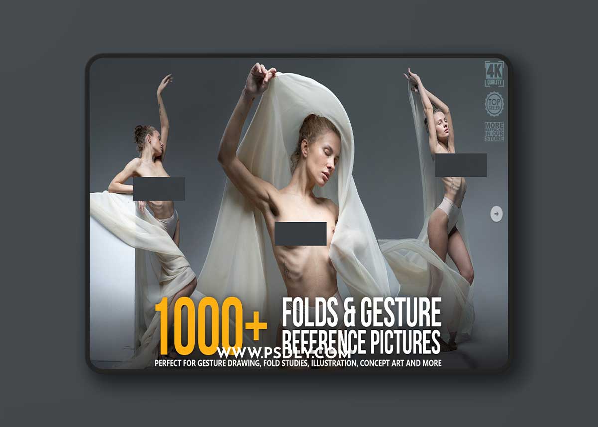 Artstation - Grafit - 1000+ Folds and Gesture Reference Pictures