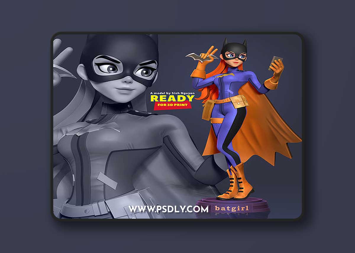Batgirl – 3D Print Model