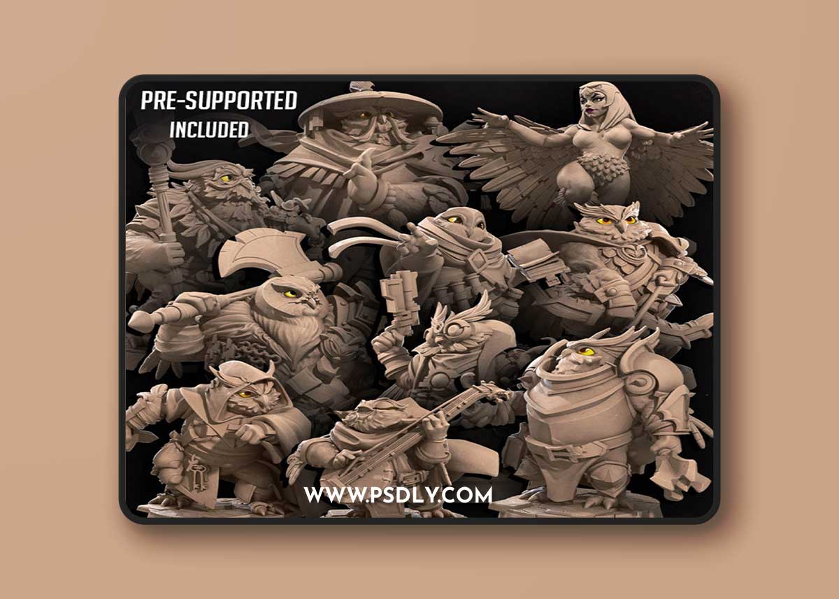 Bite the Bullet - Owlfolk August 2023 – 3D Print Model