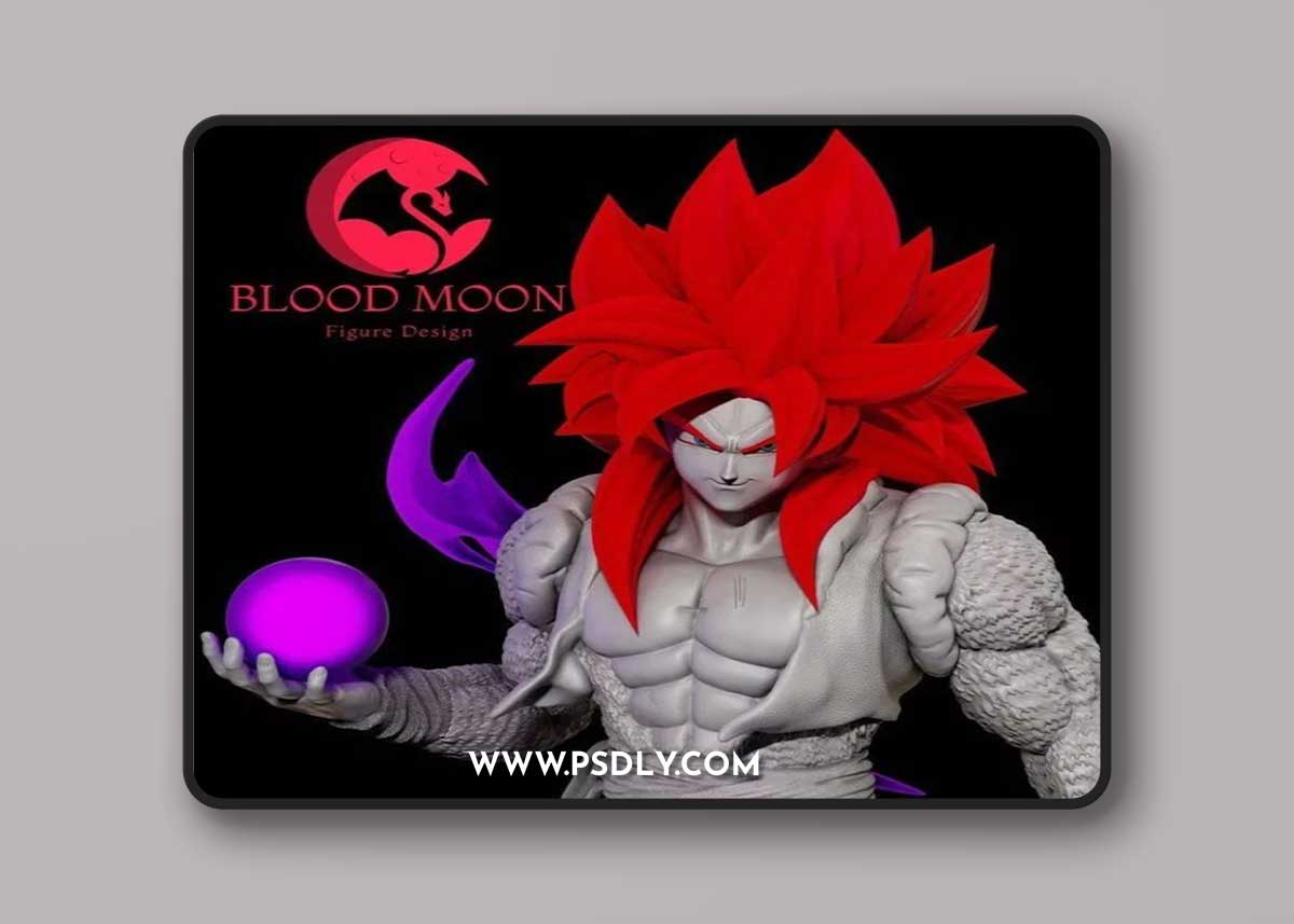 Blood Moon - Gogeta SS4 – 3D Print Model