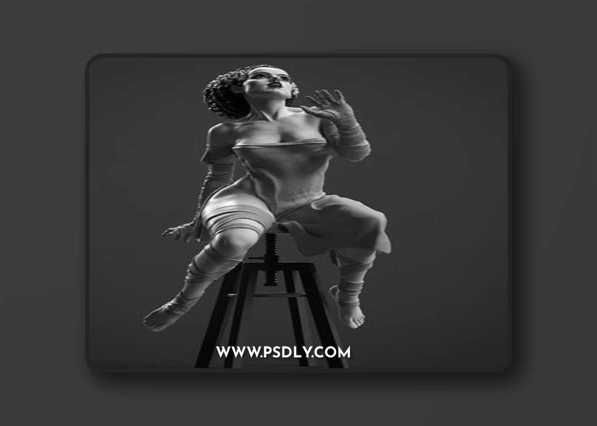 Bride of Frankenstein – 3D Print Model