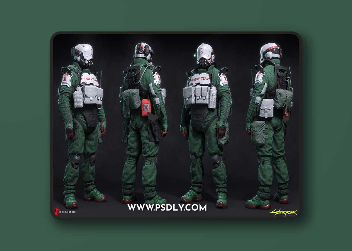 Cyberpunk Trauma Team – 3D Print Model