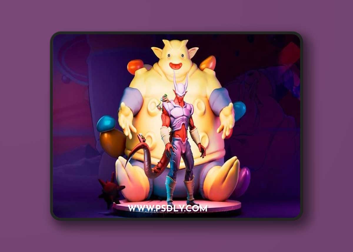 Dragon Ball - Janemba fat transformation – 3D Print Model