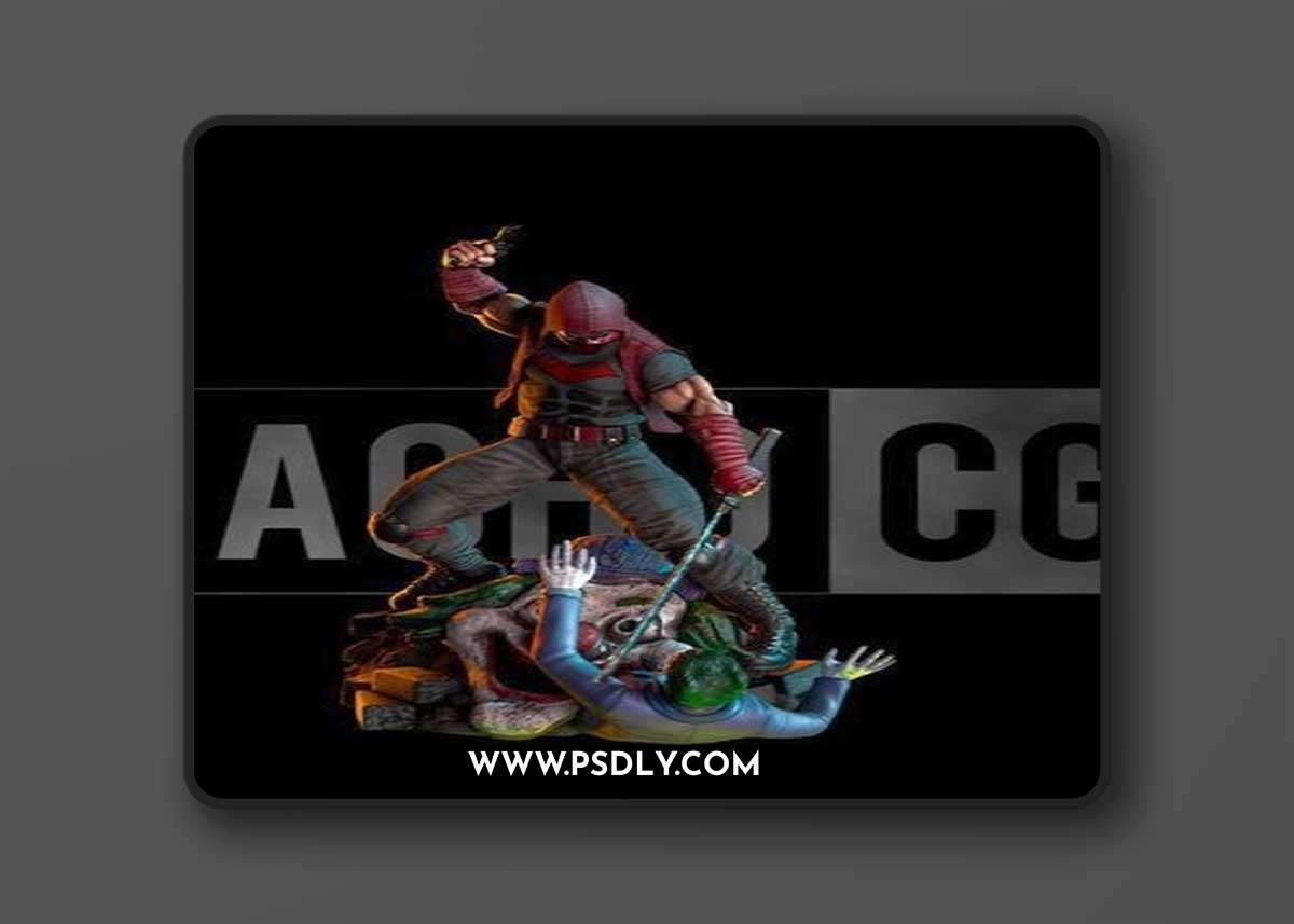 Fan Art - Red Hood Revenge - Diorama – 3D Print Model
