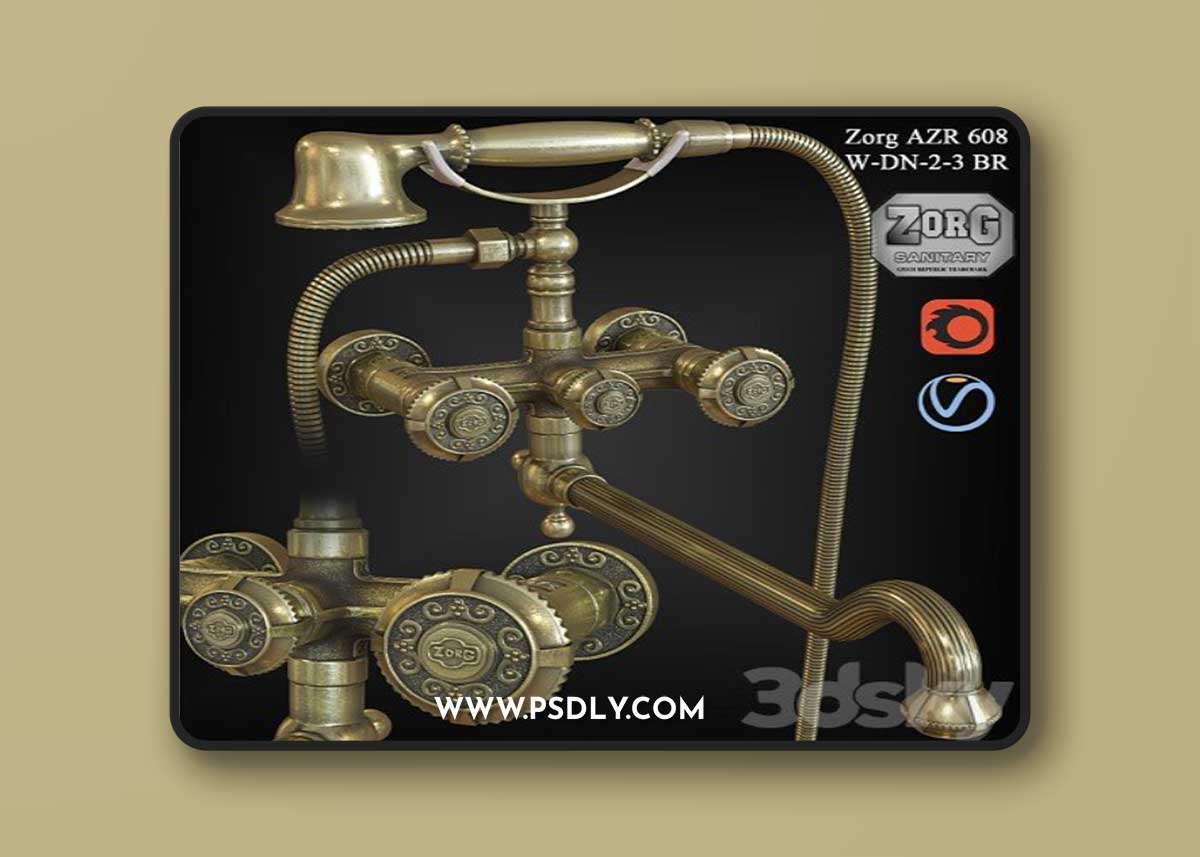 Faucet Zorg AZR 608 W-DN-2-3 BR