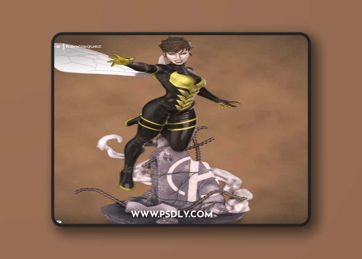 Francis Quez - The Wasp – 3D Print Model