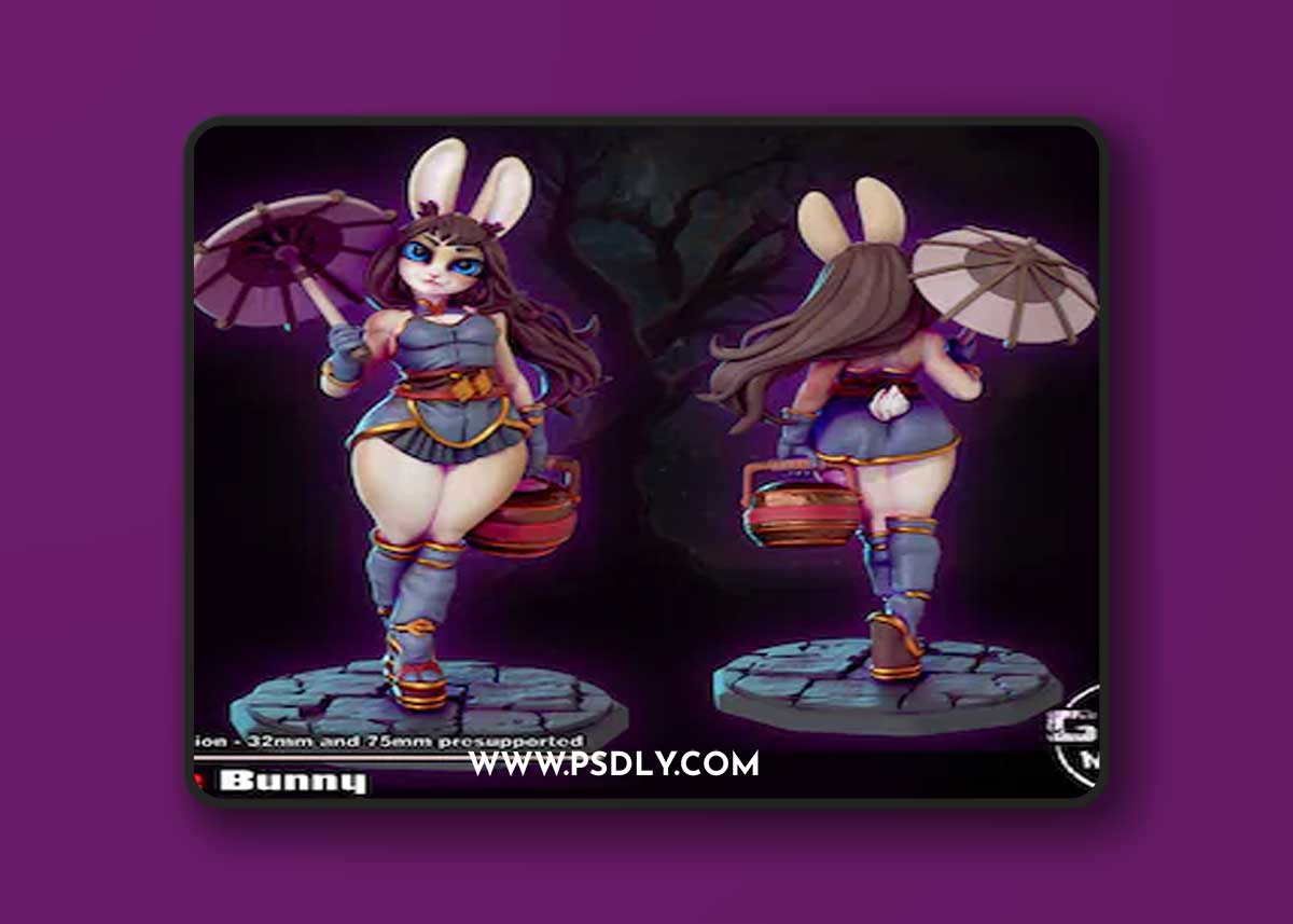 Gaz Minis - Jade Bunny – 3D Print Model