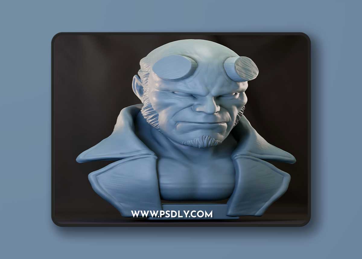 Hellboy Bust – 3D Print Model