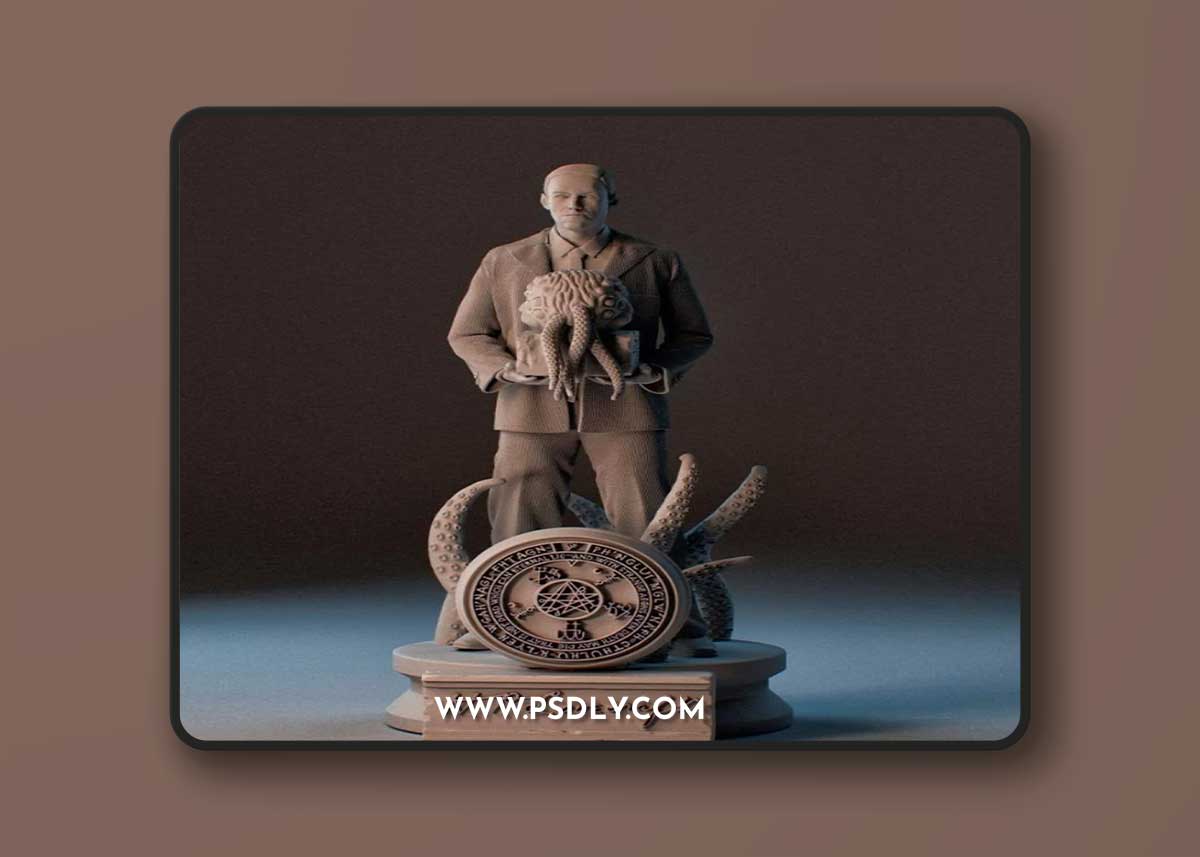 Howard Phillips Lovecraft – 3D Print Model