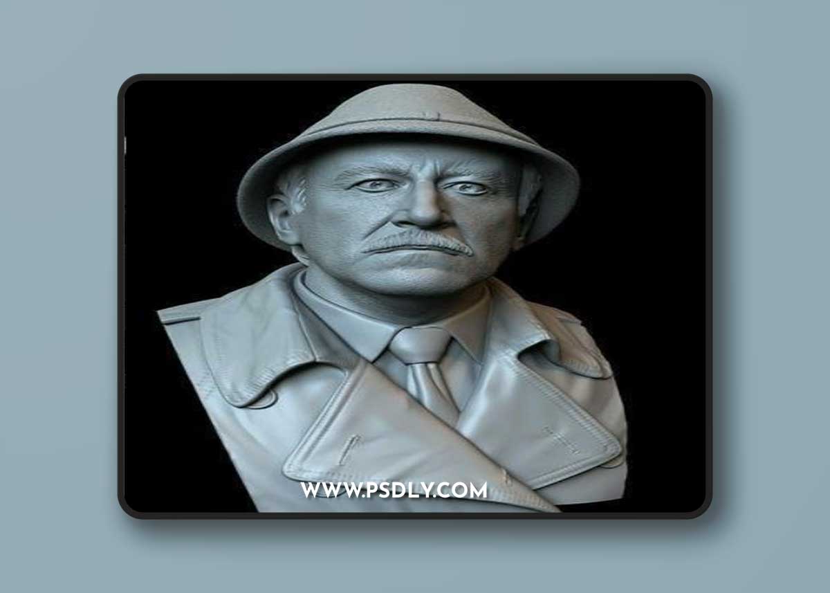 Inspector Jacques Clouseau Bust – 3D Print Model