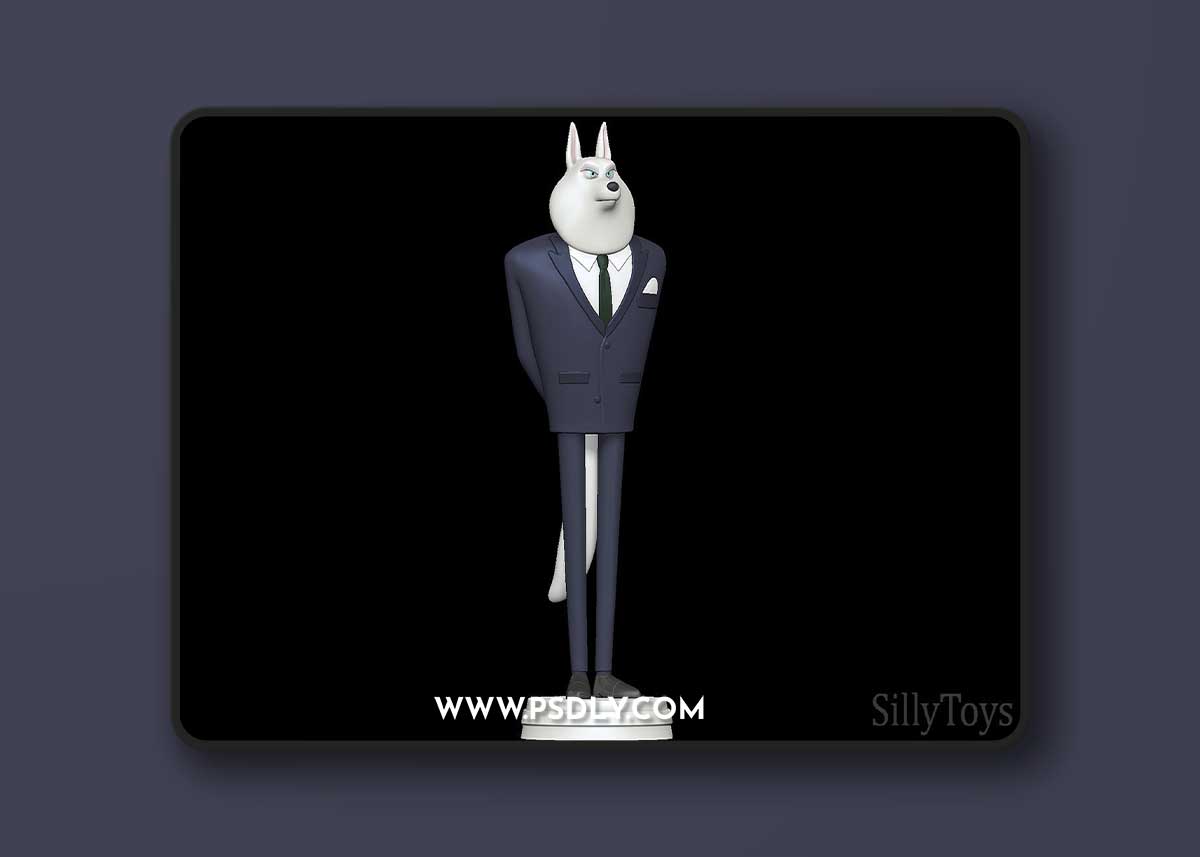 Jimmy Crystal - Sing 2 and Stitch with a guitar - Lilo and Stitch – 3D Print Model