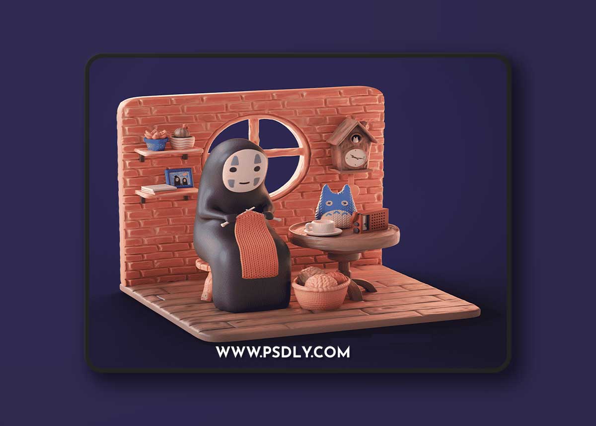 Kaonashi – 3D Print Model