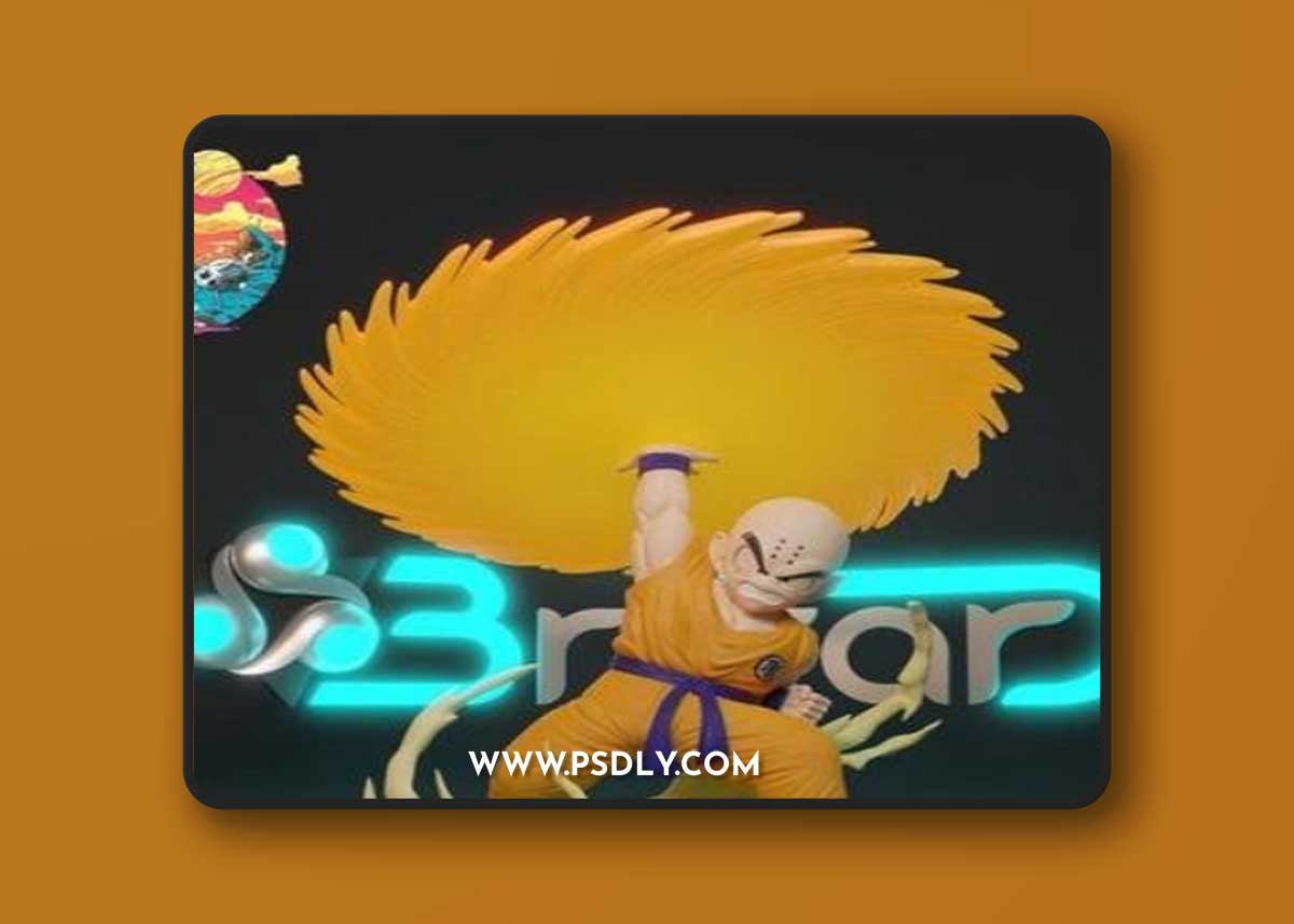 Krillin Kienzan - Namek Studio – 3D Print Model