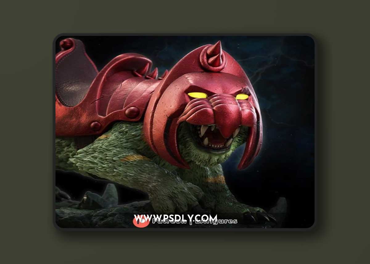 L.A. Figures - Battle Cat – 3D Print Model
