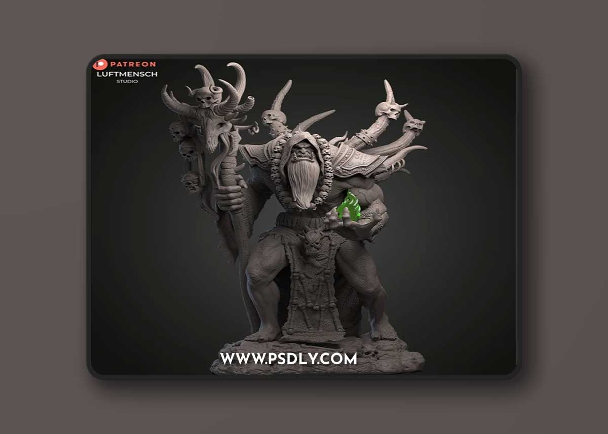 LuftMensch Studio - Guldan – 3D Print Model