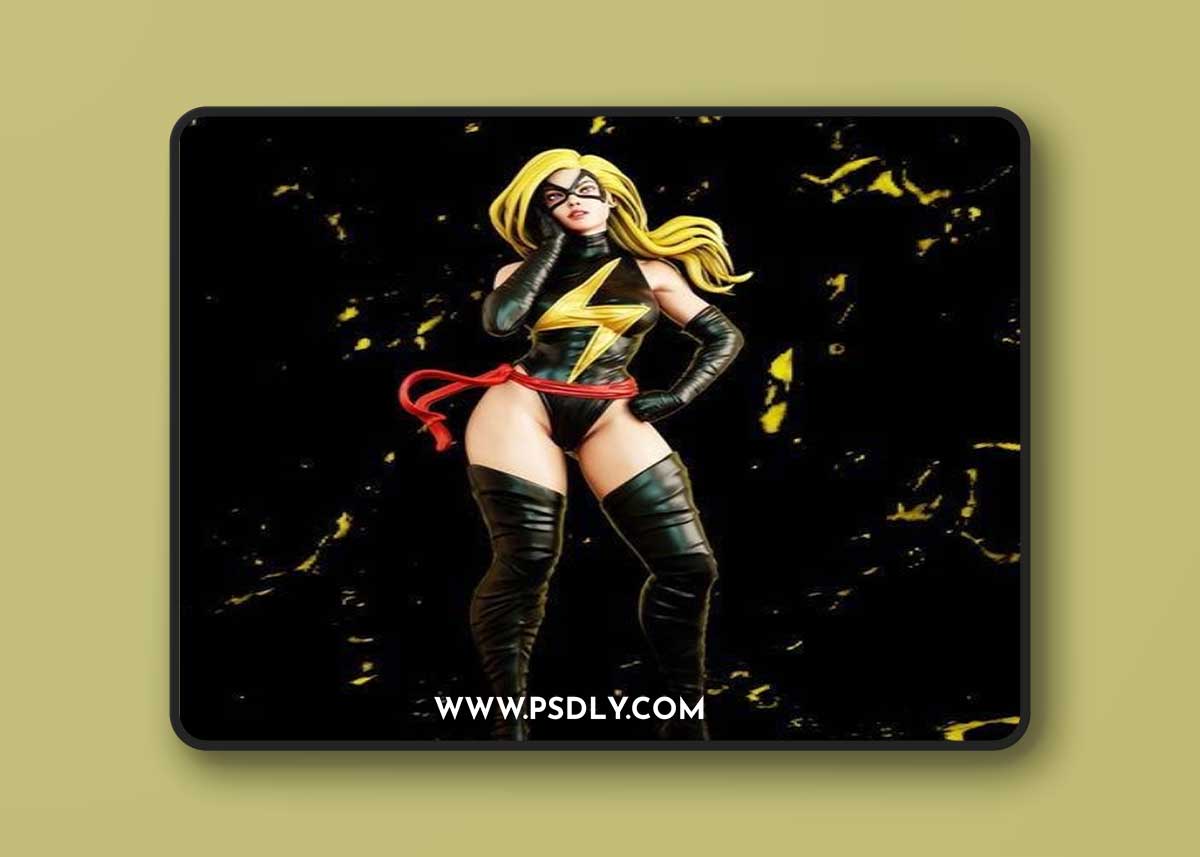 Ms. Marvel – 3D Print Model