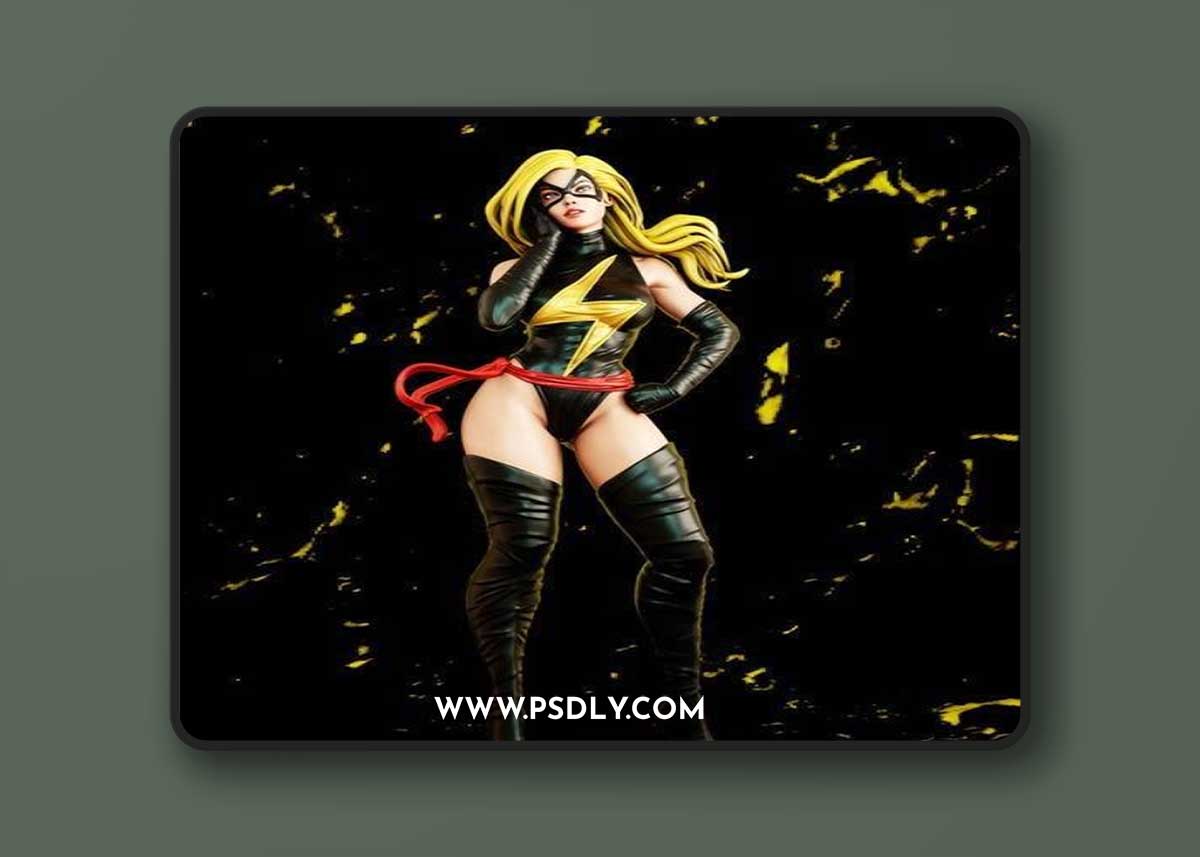 Ms. Marvel – 3D Print Model