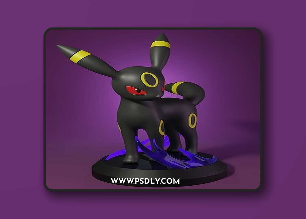 MyPokePrints - Witch Umbreon – 3D Print Model
