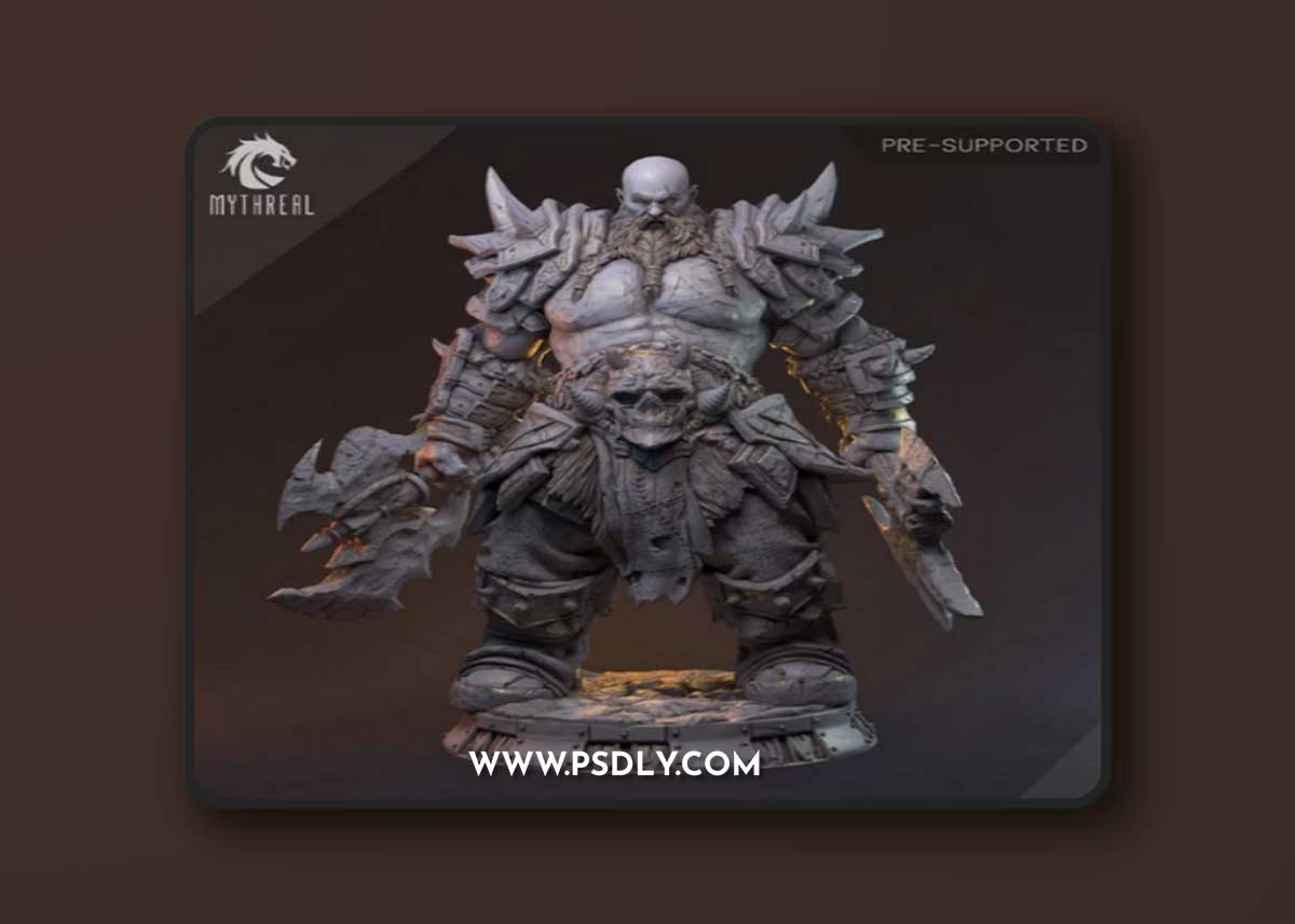 Mythreal Games – Night Wolf Tribe – Ing Thurd – 3D Model Print