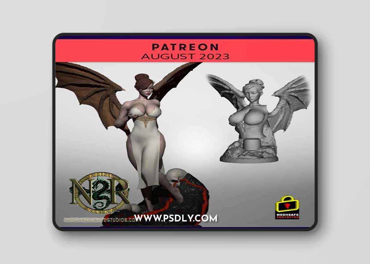 Nation Rodera - Mystic Girl Succubus – 3D Print Model