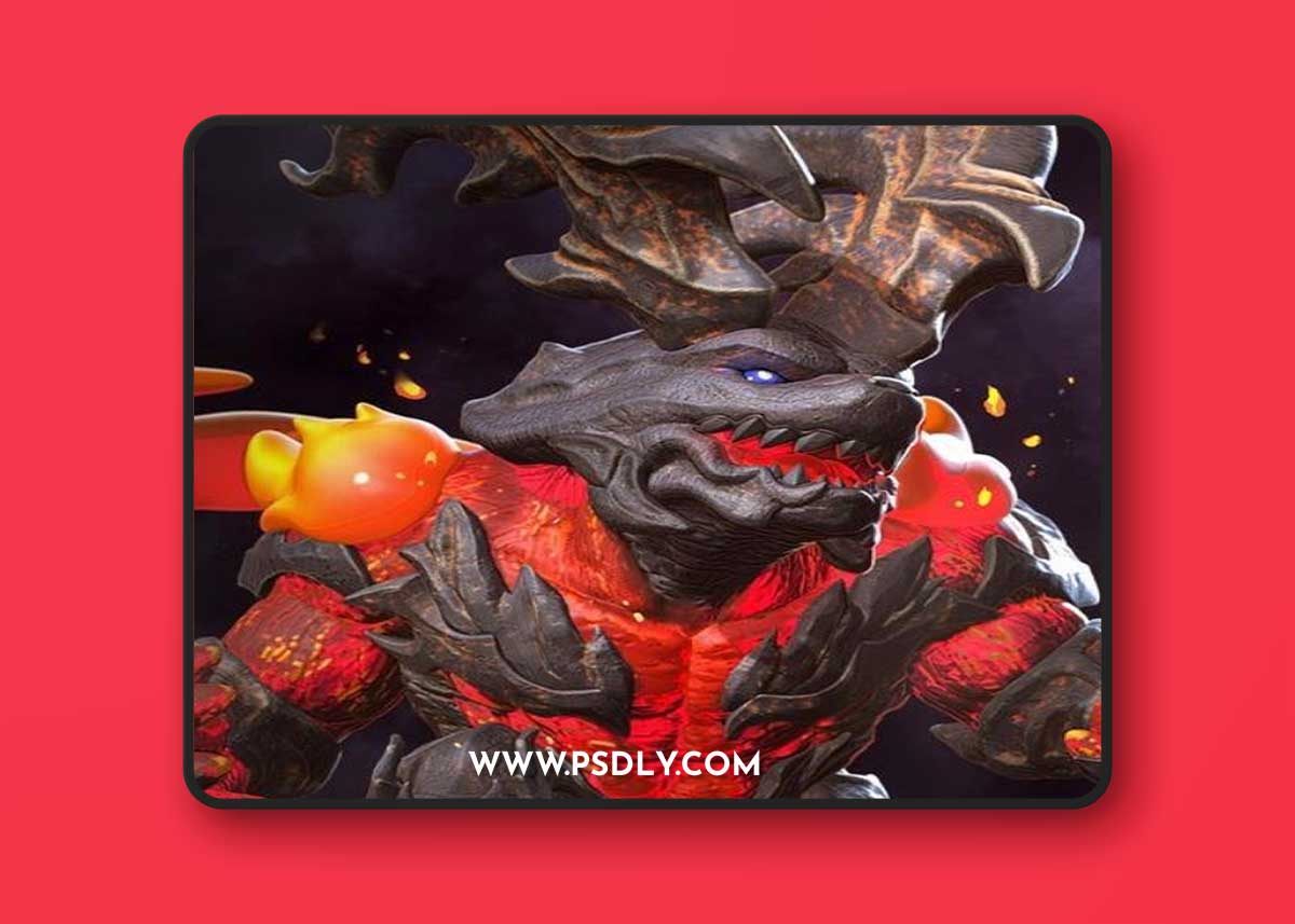 Nomnom Figures - Chibi Ifrit from Final Fantasy XVI – 3D Print Model
