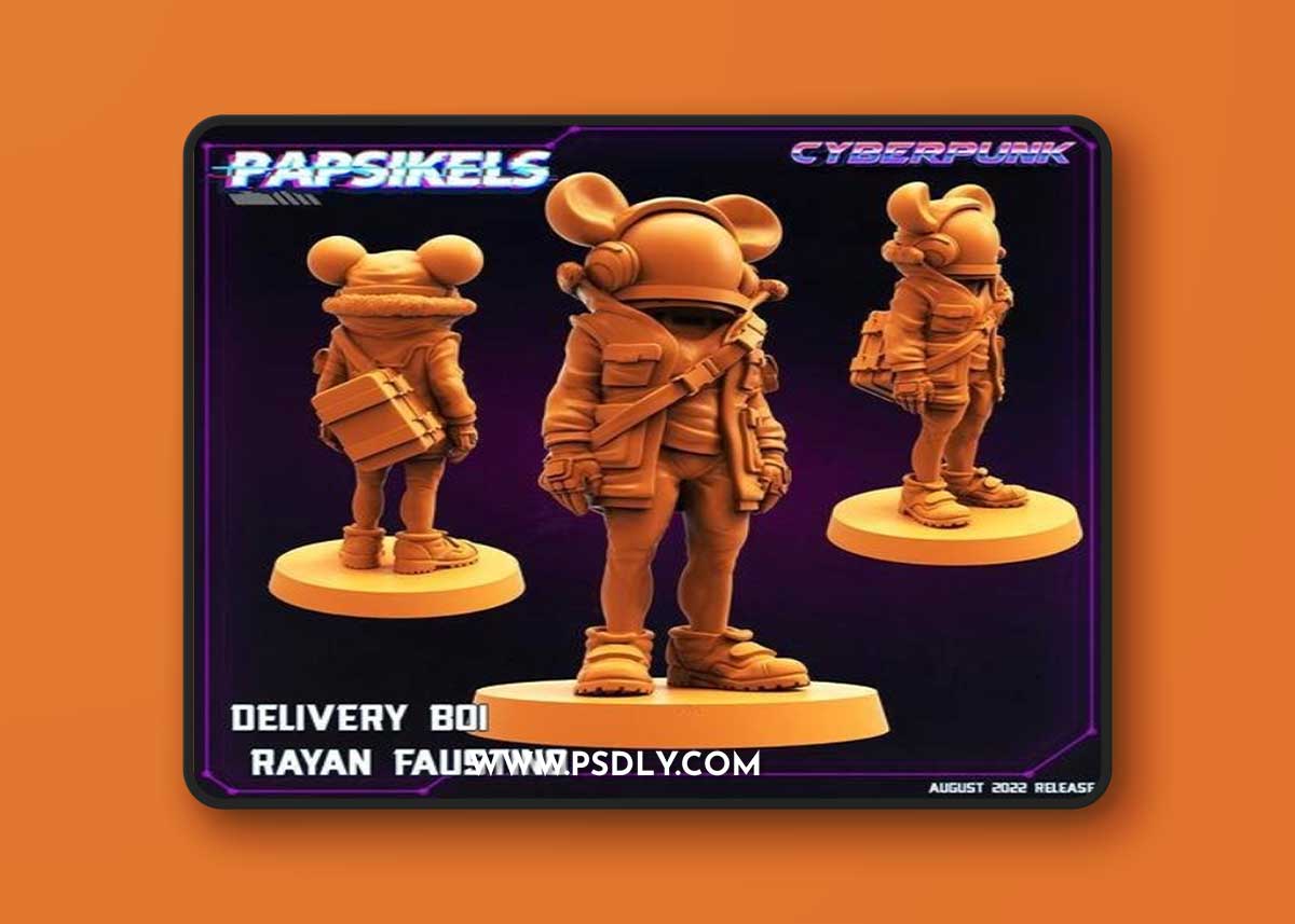 Papsikels Miniatures - Delivery Kids – 3D Print Model