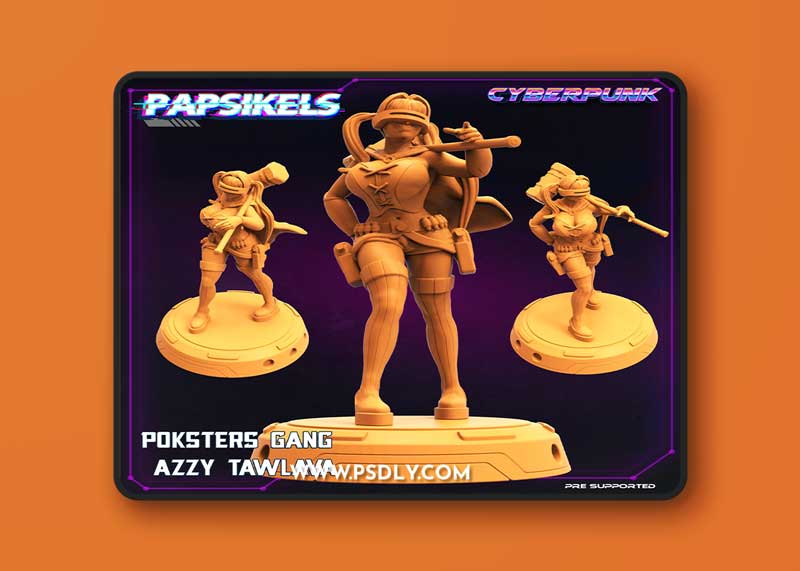 Papsikels Miniatures - Poksters Gang – 3D Print Model