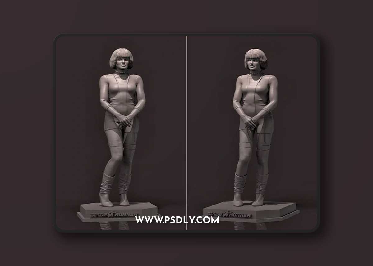 Pris and Rick Deckard – 3D Print Model