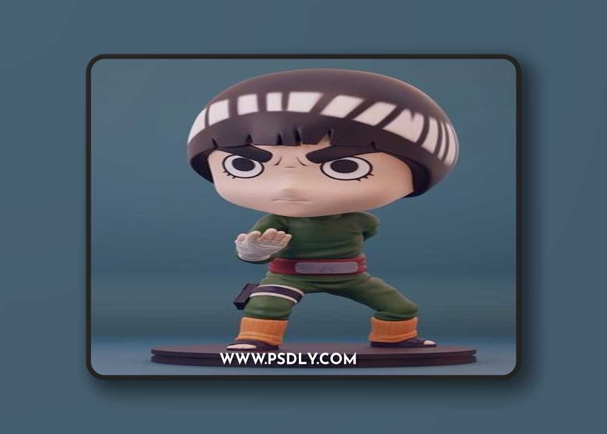 Rock Lee Chibi – 3D Print Model