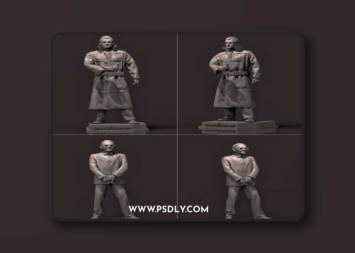 Roy Batty and Eldon Tyrell – 3D Print Model