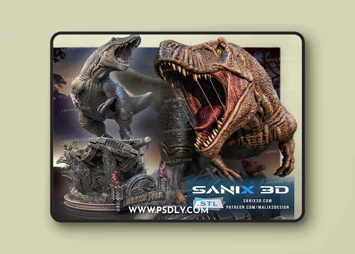 Sanix - Jurassic Park – 3D Print Model