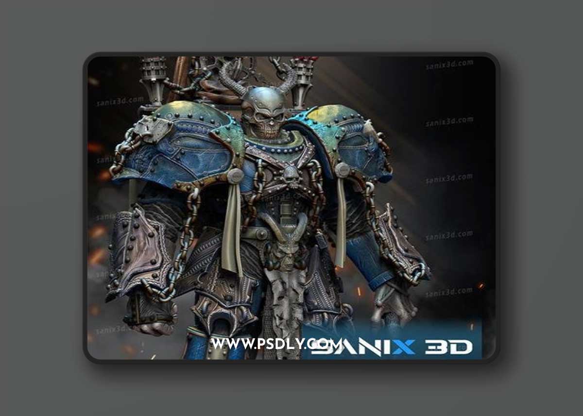 Sanix - Warmachine - Chaos Colonel – 3D Print Model
