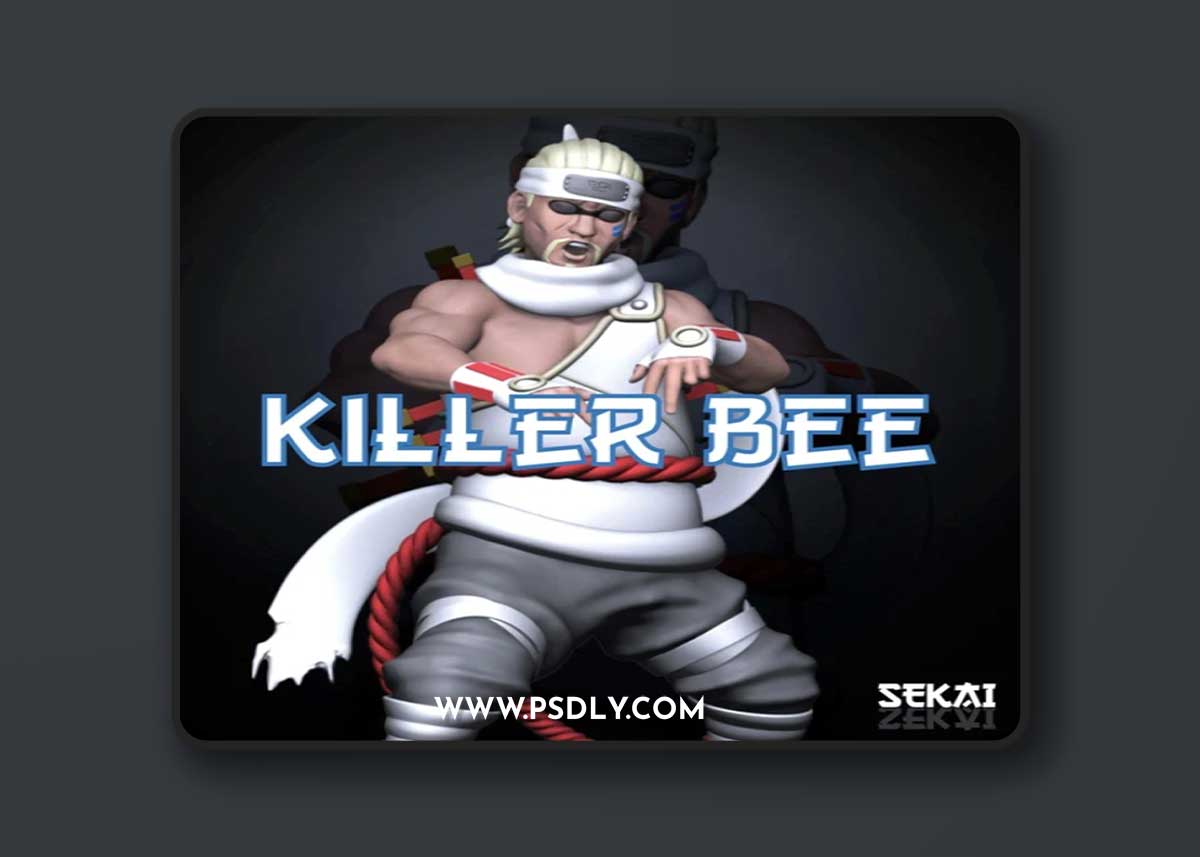 Sekai – Killer Bee Statue and Bust – 3D Print Model