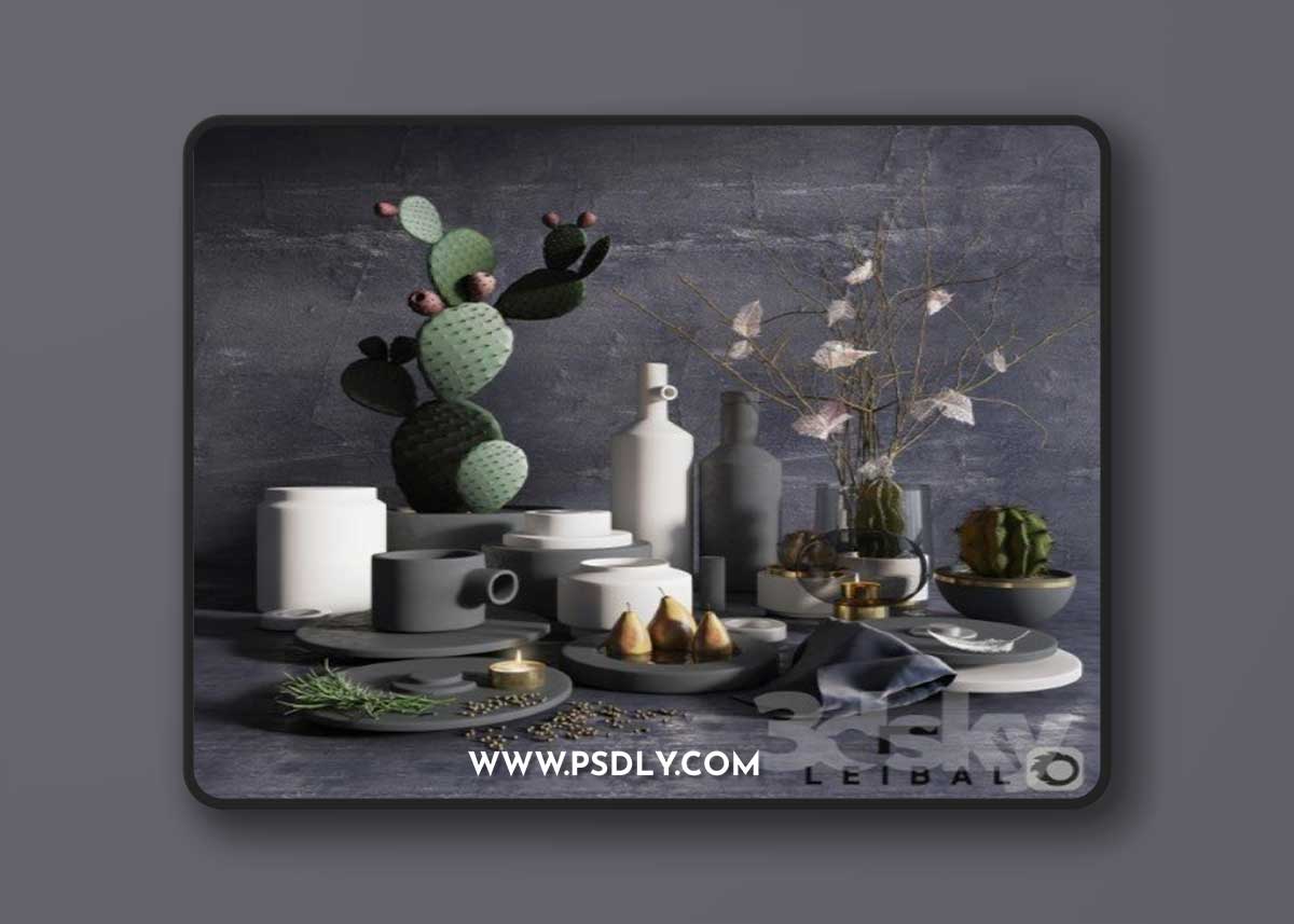 Silent M with Decor 3D Model
