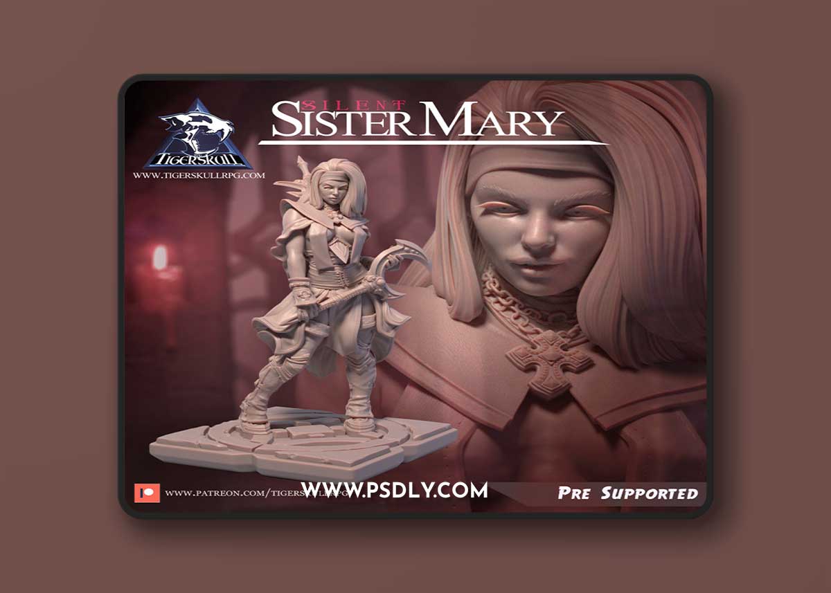 Silent Sister Mary – 3D Print Model