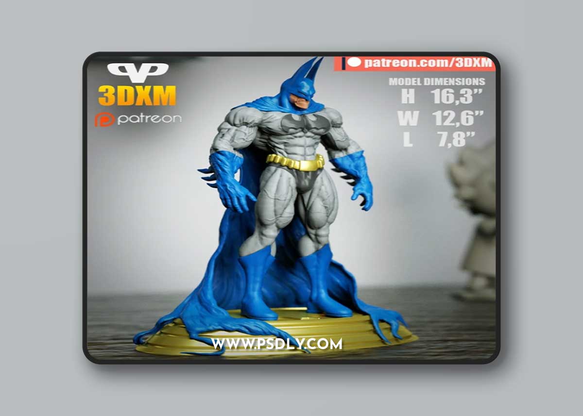 Simon Bisley Batman – 3D Print Model