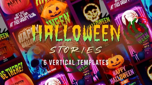 Videohive Six Halloween Stories 48807005