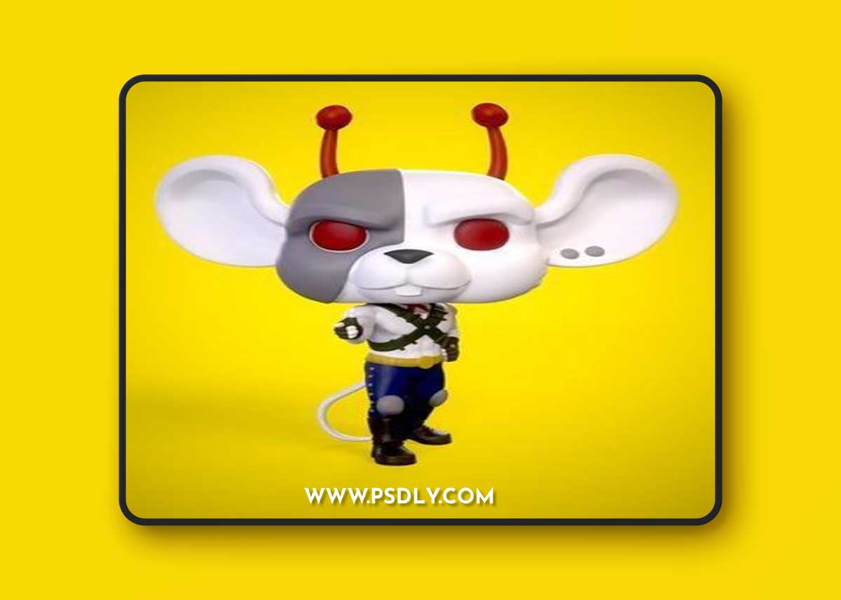 Vinnie - Biker Mice From Mars – 3D Print Model