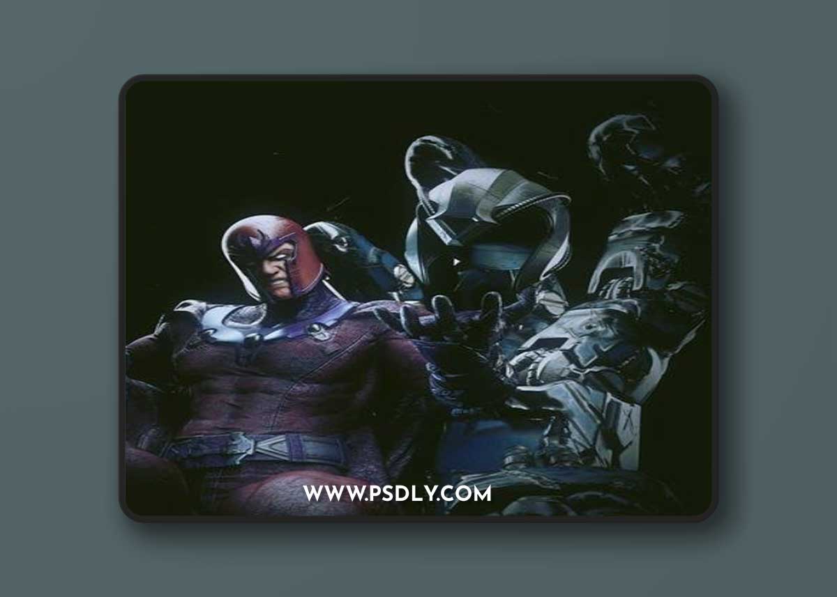 XM Studios - Magneto on Throne – 3D Print Model