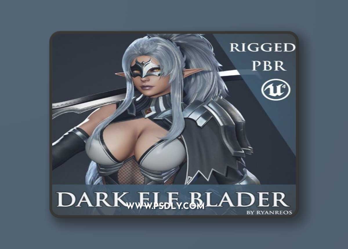 Dark Elf Blader Armor – Game Ready