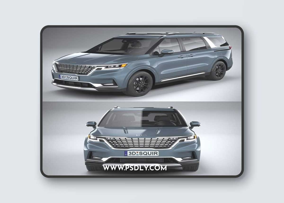 Kia Carnival 2022 3D Model