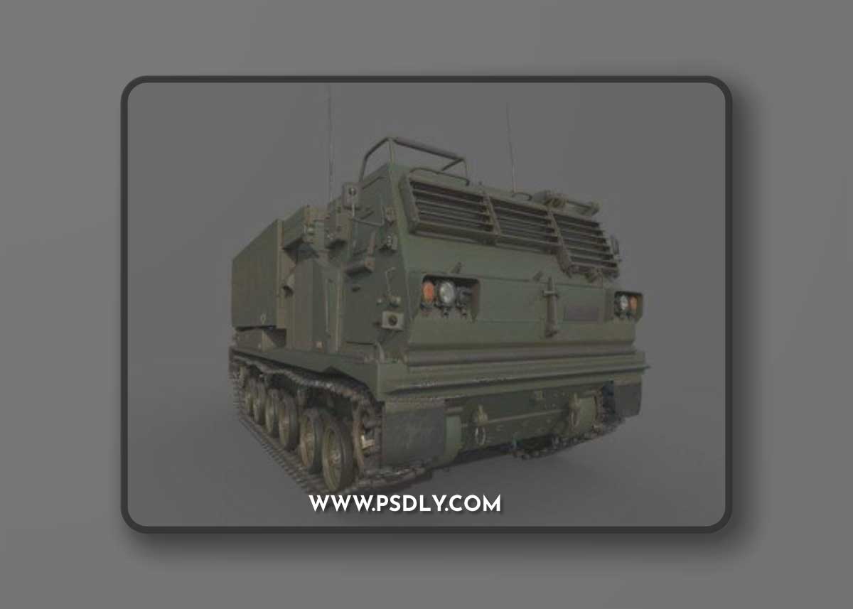 M270 MLRS 3D Model