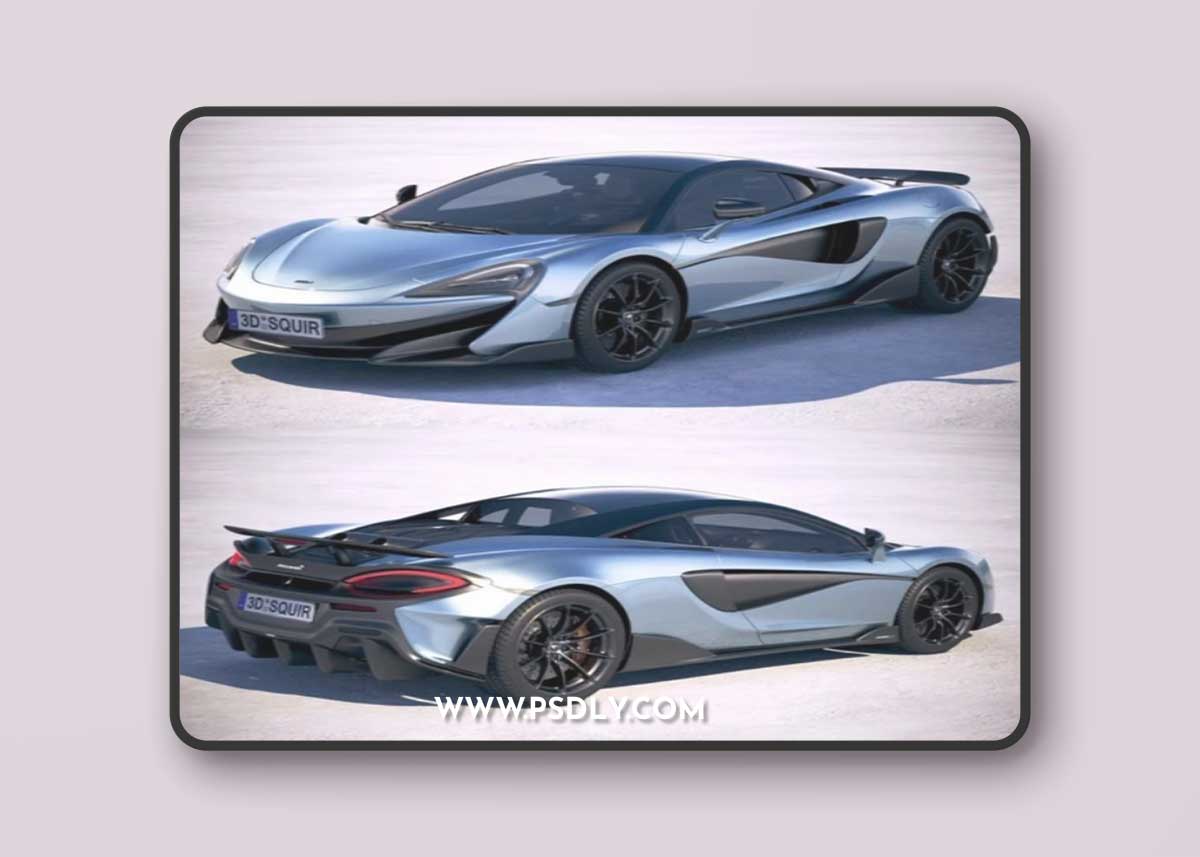 McLaren 600LT 2019 3D Model