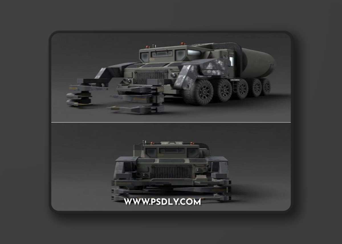 Military Truck 3D Model