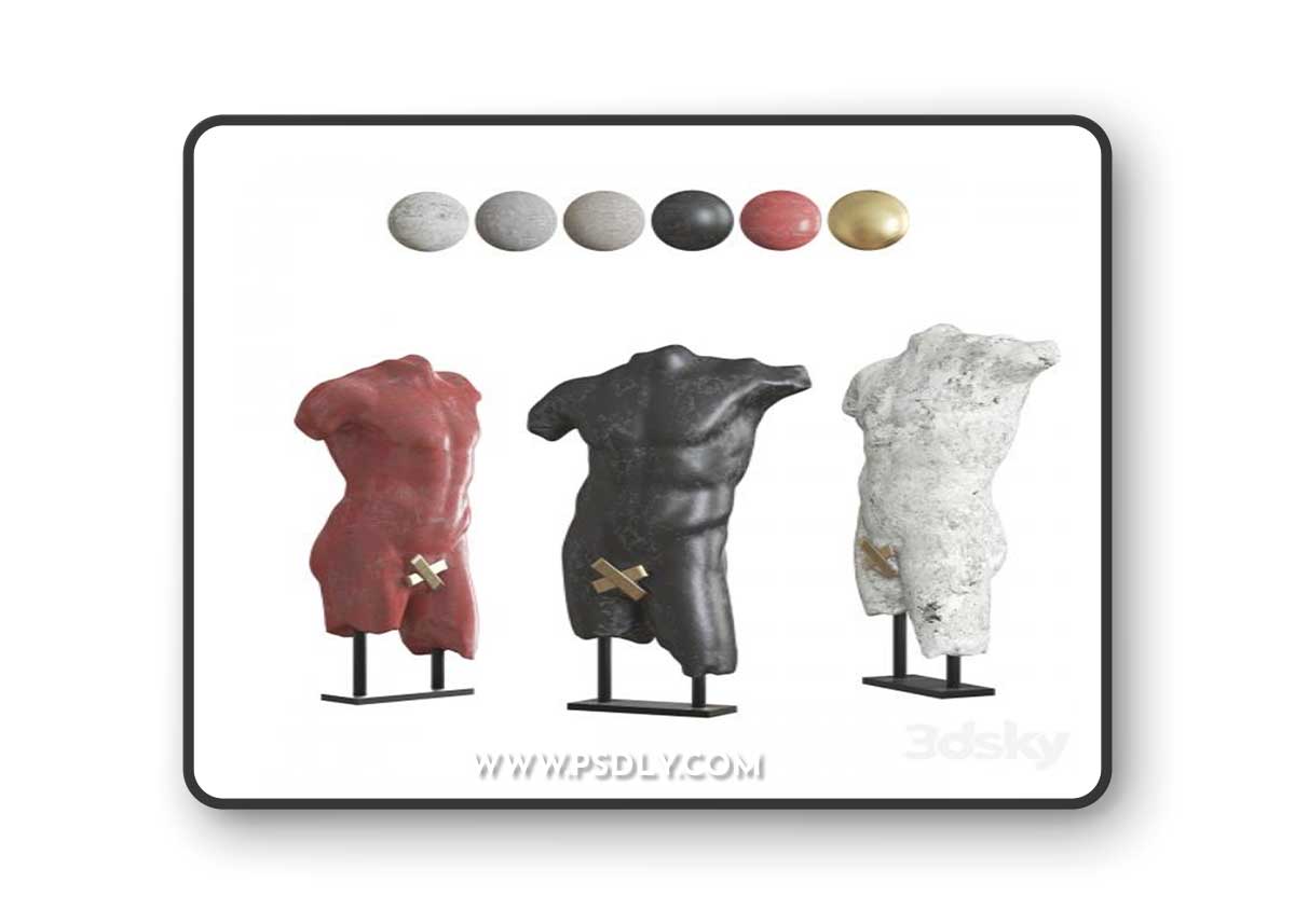 Sculpt body 02 D Model